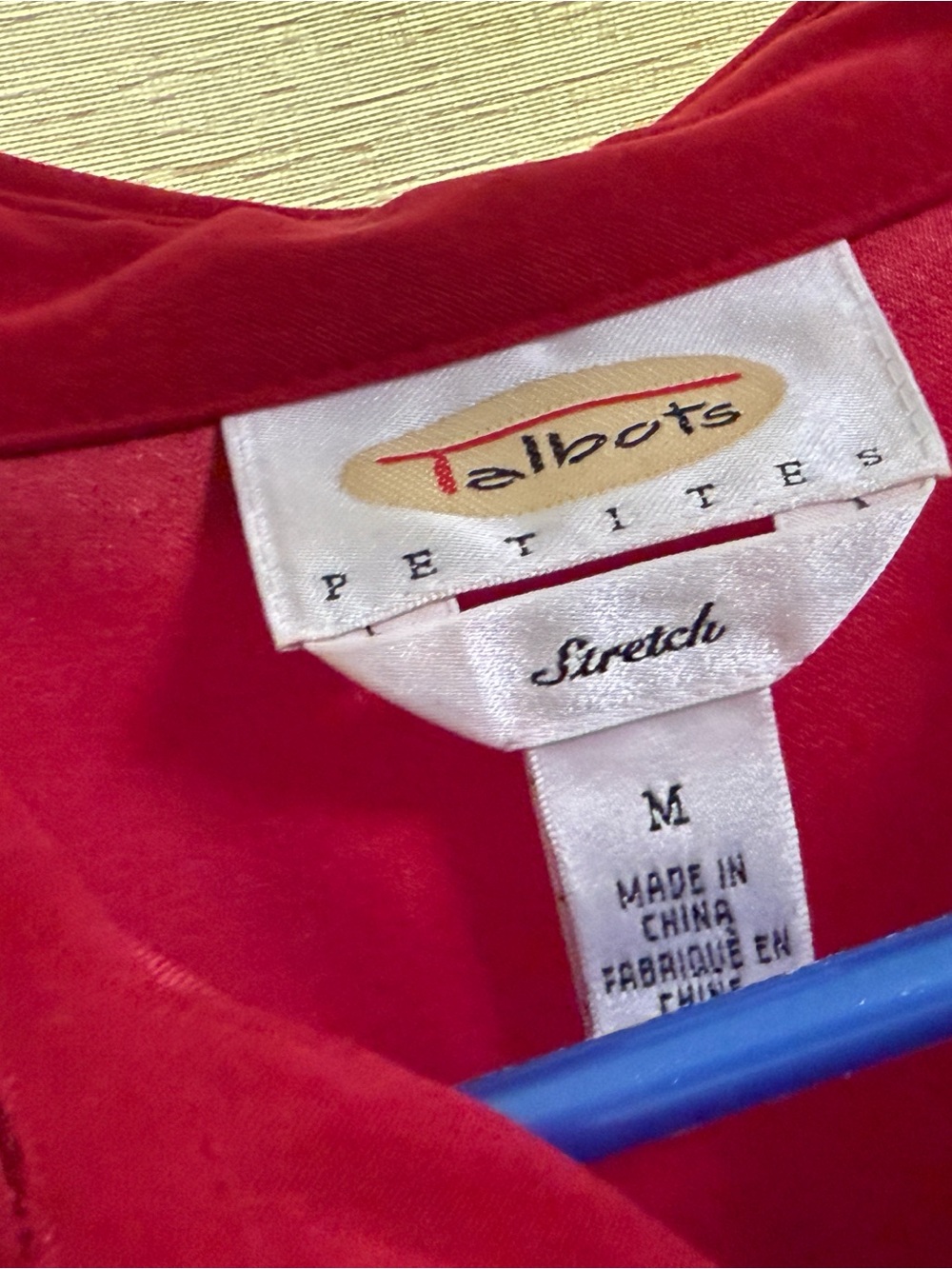Talbots Deep Red Button-Front Jacket - Picture 2 of 4
